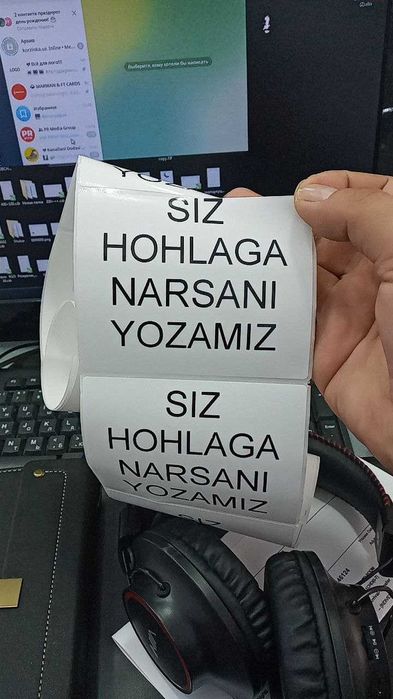 Lenta Birka Etiketka