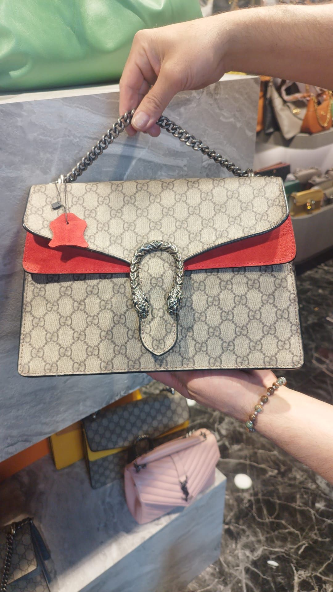 Gucci Dionysus  дамска чанта от ест. кожа