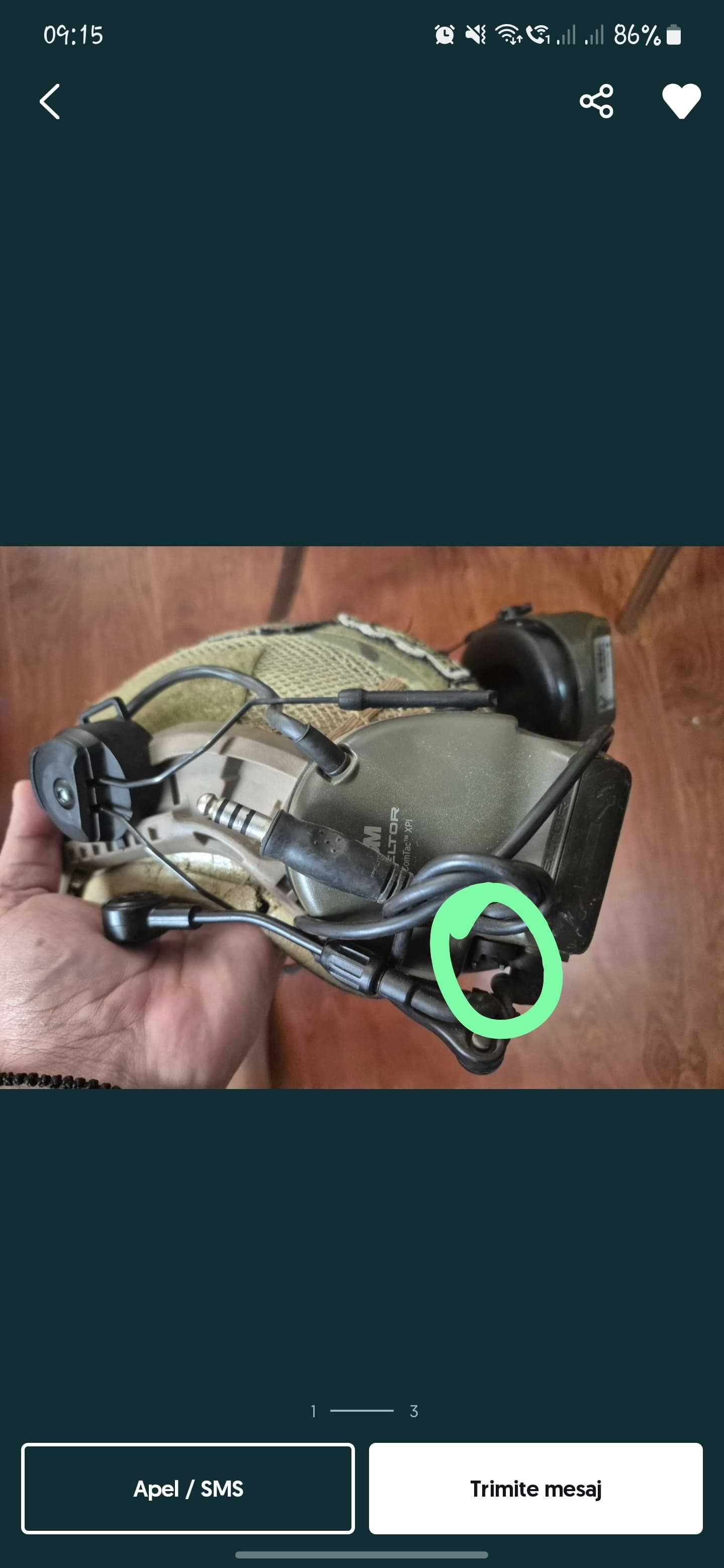 Vand casca Kevlar