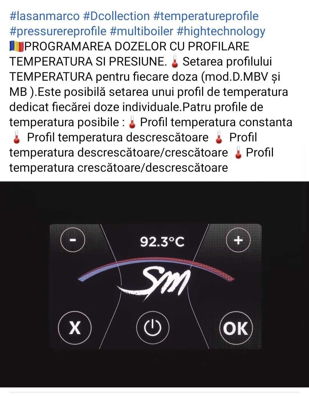 Espressor La San Marco D.Multiboiler cu profilare temperatura 2 GR