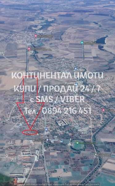 код.62560. Стара запусната къща тухла и бетон 50м2 в двор 630м2.