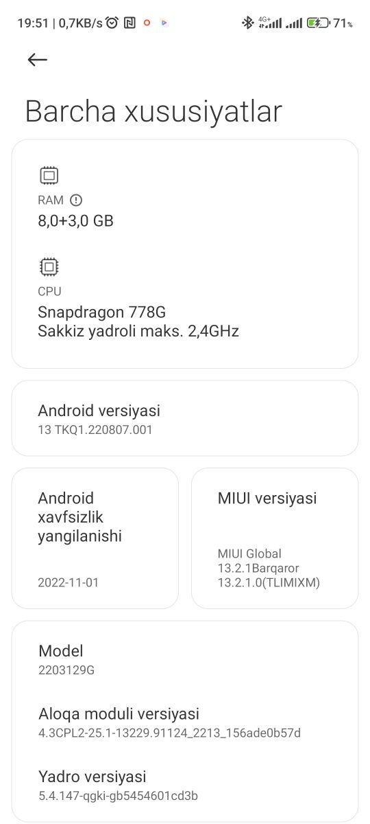 Xiaomi 12 lite 5G