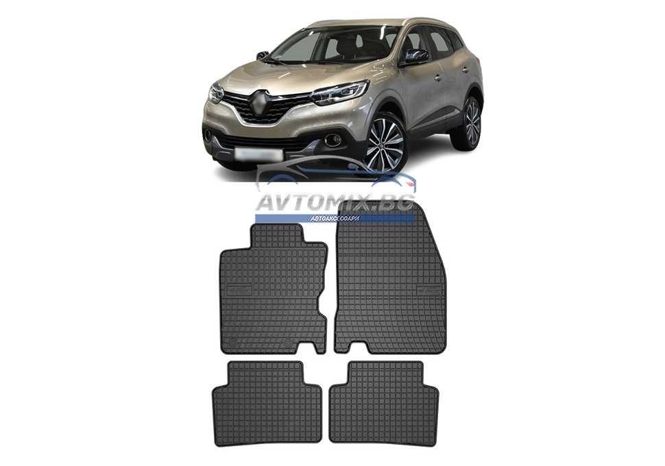 Гумени стелки зa Renault Kadjar след 2015 г., Frogum