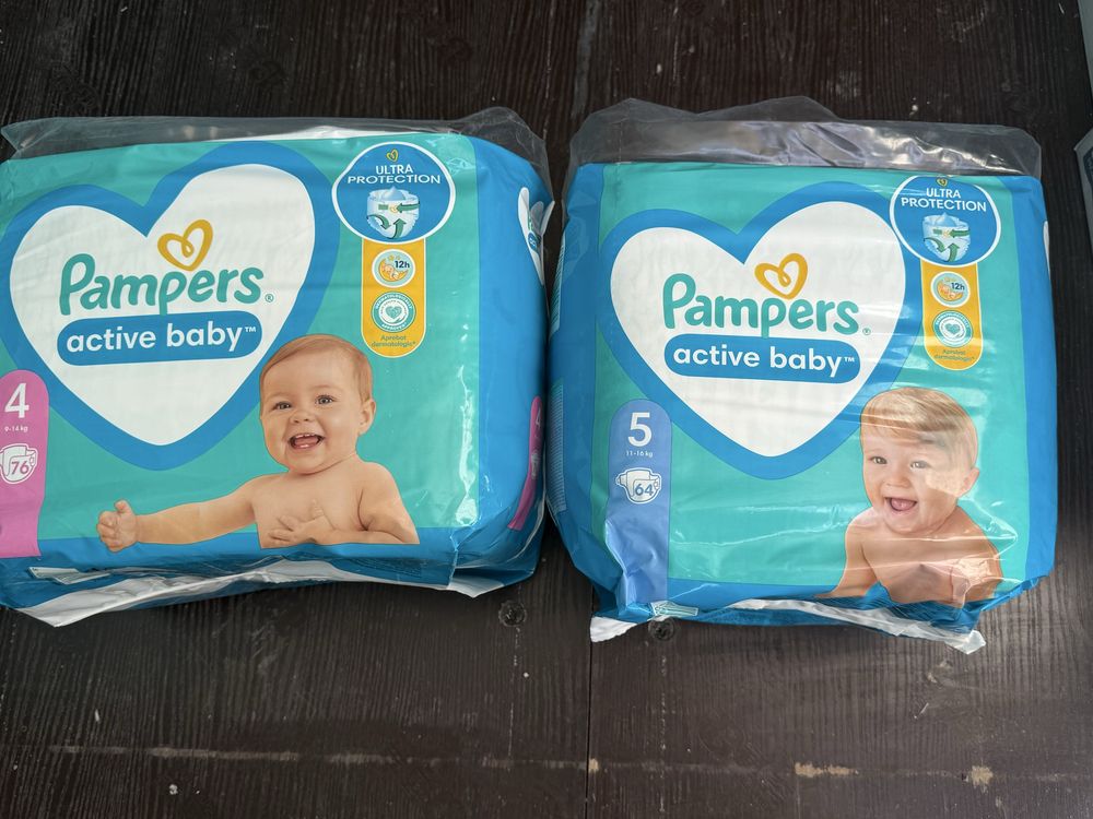 ПРОМОЦИЯ на пелени, гащи и кърпички PAMPERS (всички размери)