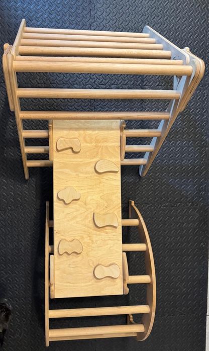 Set de catarat din lemn din 3 piese