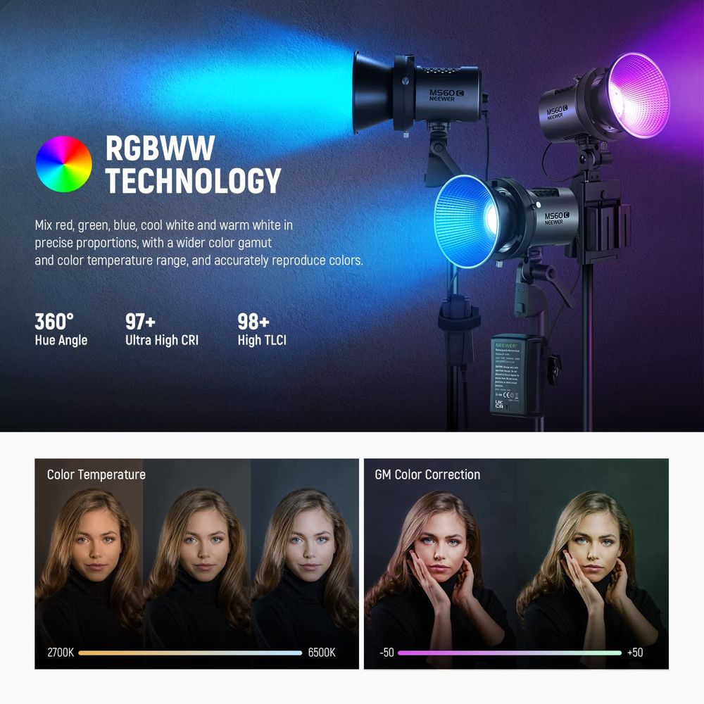 Про. RGB Осветление. Диодно осветление. Фото. Видео. Камера