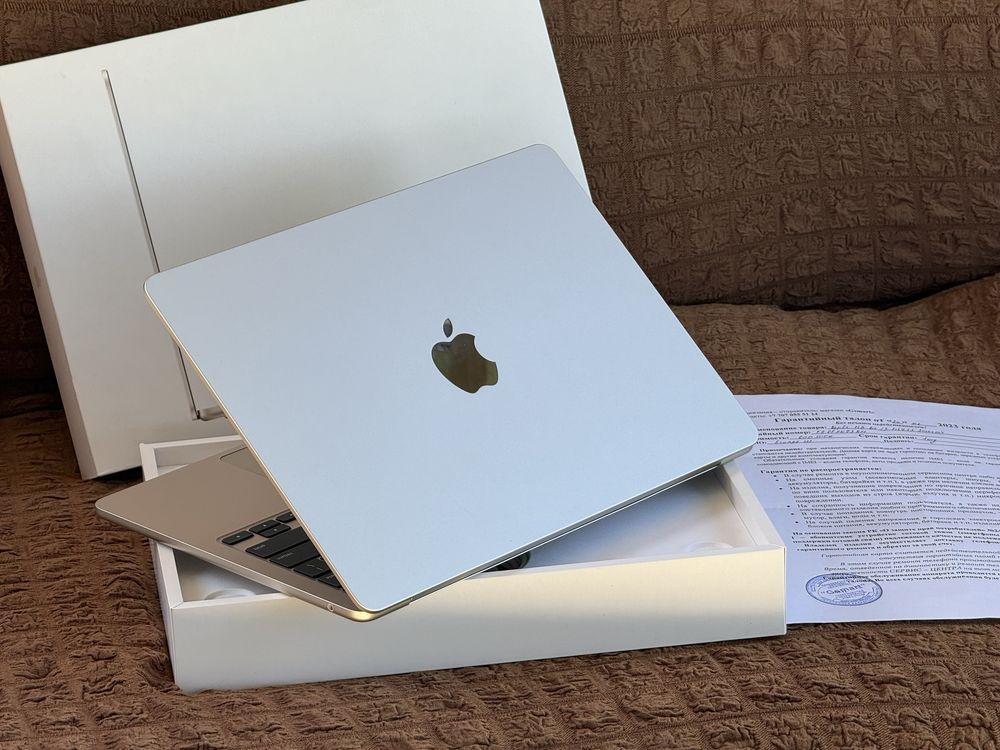 MacBook Air 13.6 M2 2023 EAC/99% емкост/Starlight/макбук Аир 2022 М2