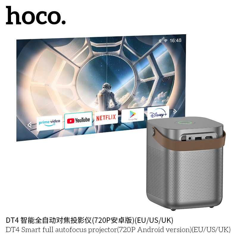 Hoco DT4 проектор Intelligent Fully Automatic Focus 720P Android