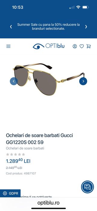Ochelari de soare Gucci XL