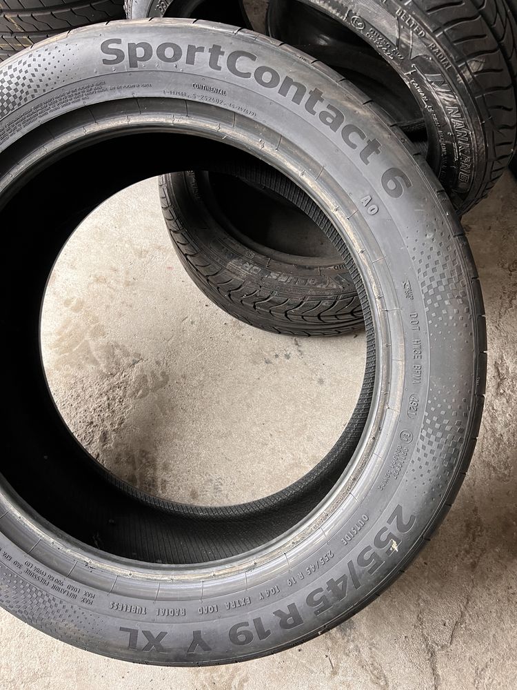 2 anvelope vara 255/45/19 , Continental , DOT 2021 !