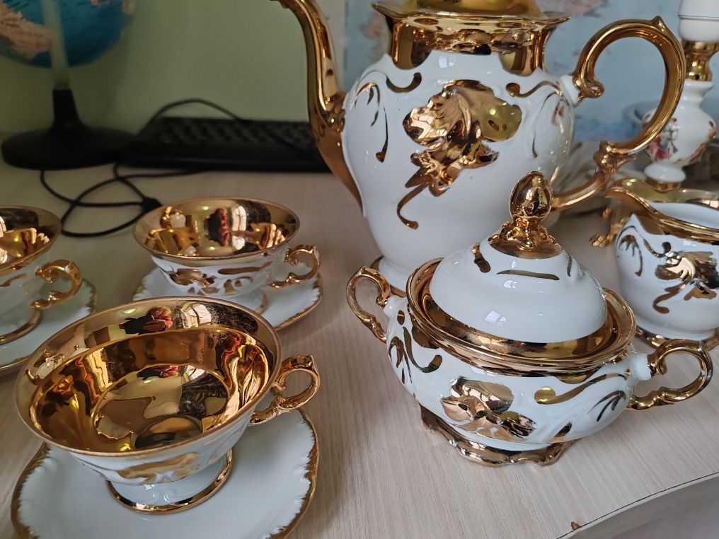 Стар полски порцеланов сервиз, чинийки Rosenthal