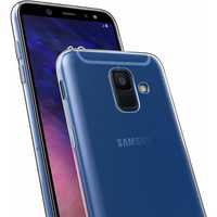 Husa pentru Samsung Galaxy A6 2018, GloMax Perfect Fit, Transparent
