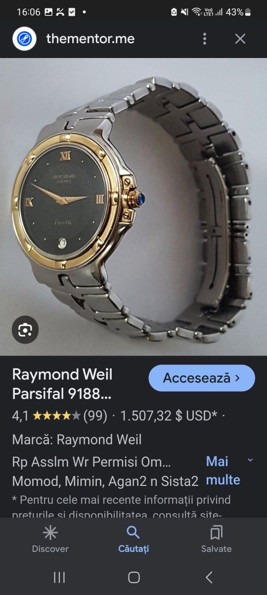 Ceas Raymond Weil