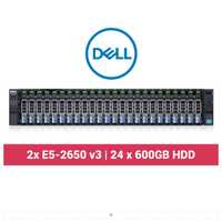 Dell R730xd 2*Xeon E5-2650v3 20c, 14.4TB HDD, 32GB RAM, 10GbE сървър