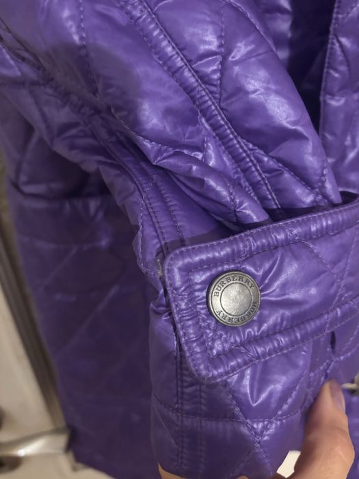 Burberry яке лилаво