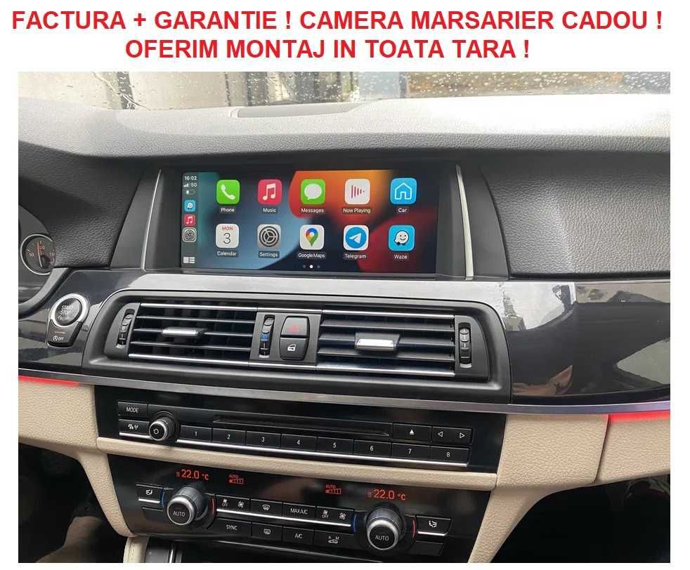 Carplay Android Auto BMW CIC E90 Seria 5 F10 E60 Seria 7 X5 X6 X1 X3