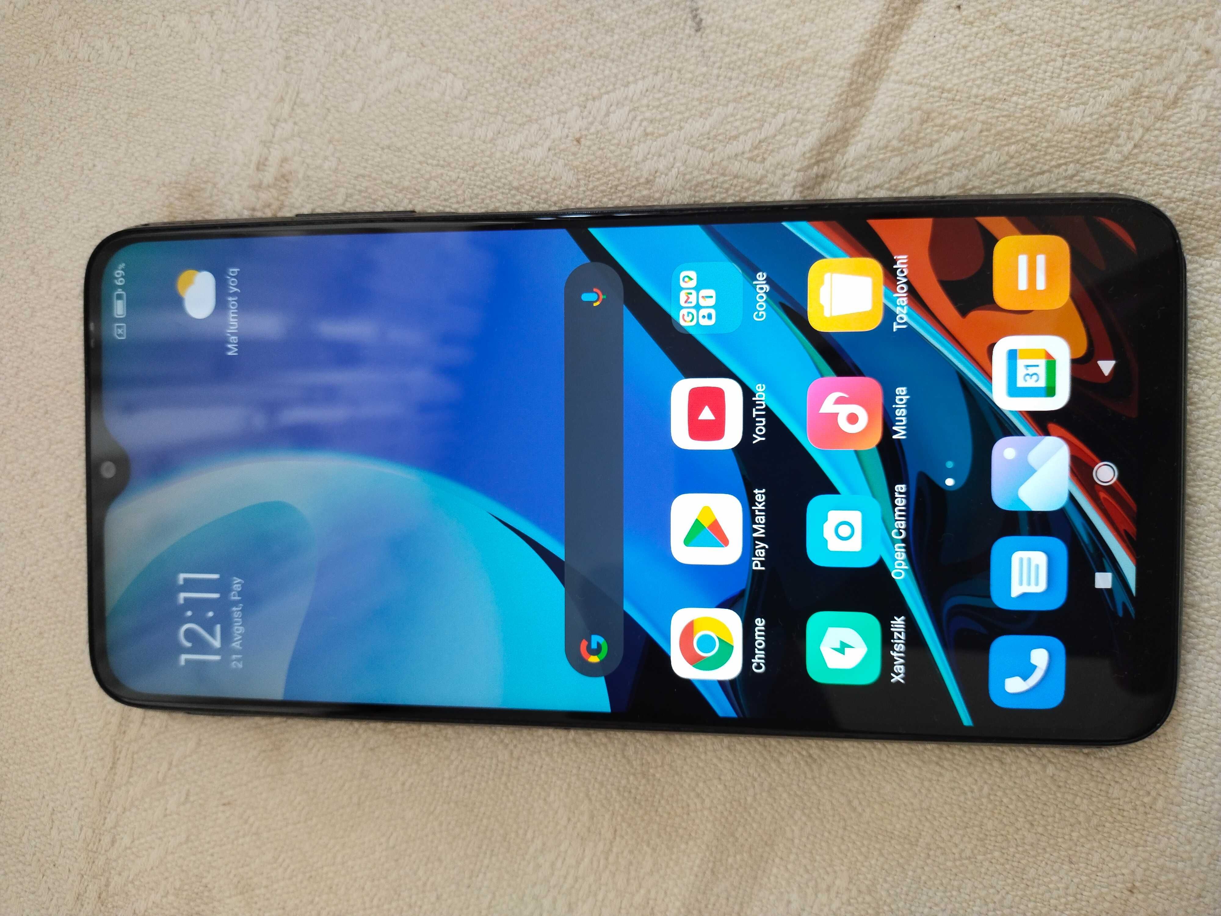 Xiaomi Redmi 9T  batareyasi 6000 mAh