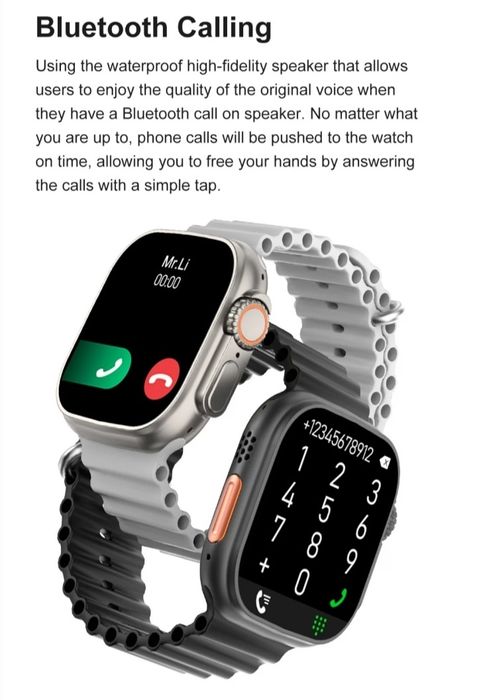 BlackFriday 69 LEI!SmartWatch Ultra / Apple Samsung Huawei Xiaomi