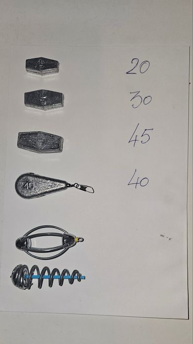 Plumbi pentru  pescuit