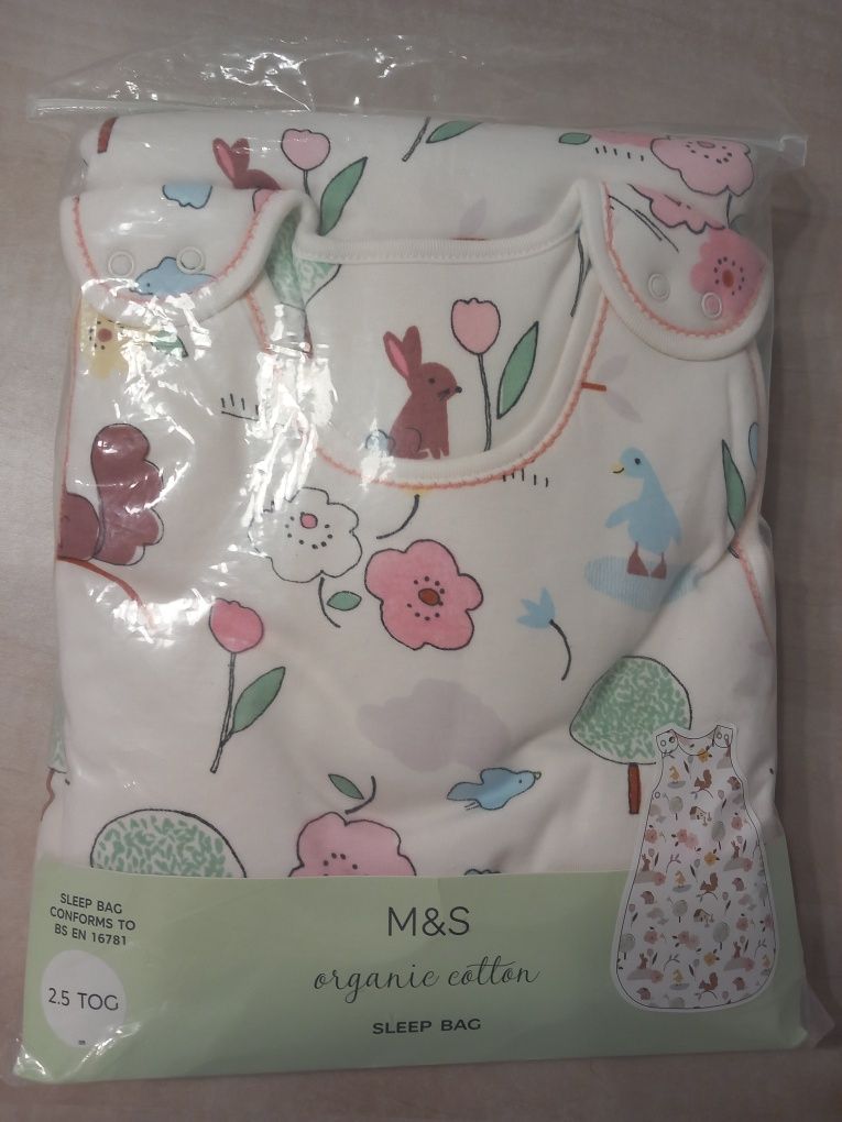 Детски спални чували Marks & Spencer, Kiabi 18/36 м. Халати 2/4 г
