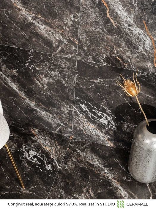 Gresie 8031 60X120 Black Gliter