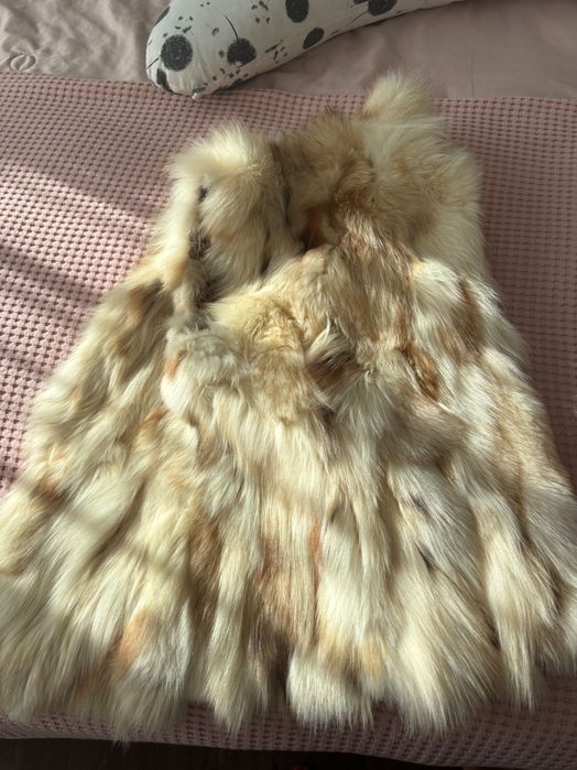 Елек “Естествен косъм”-бежаво -кафяв