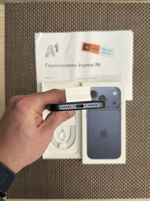 НОВ! 512Gb *ЛИЗИНГ* iPhone 17 Pro Deep Blue Гаранция