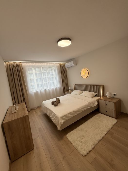 Чисто нов двустаен под наем във Варна Възраждане затворен комплекс