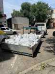 Transport moloz container moluz bena detasabila targa skip gunoi