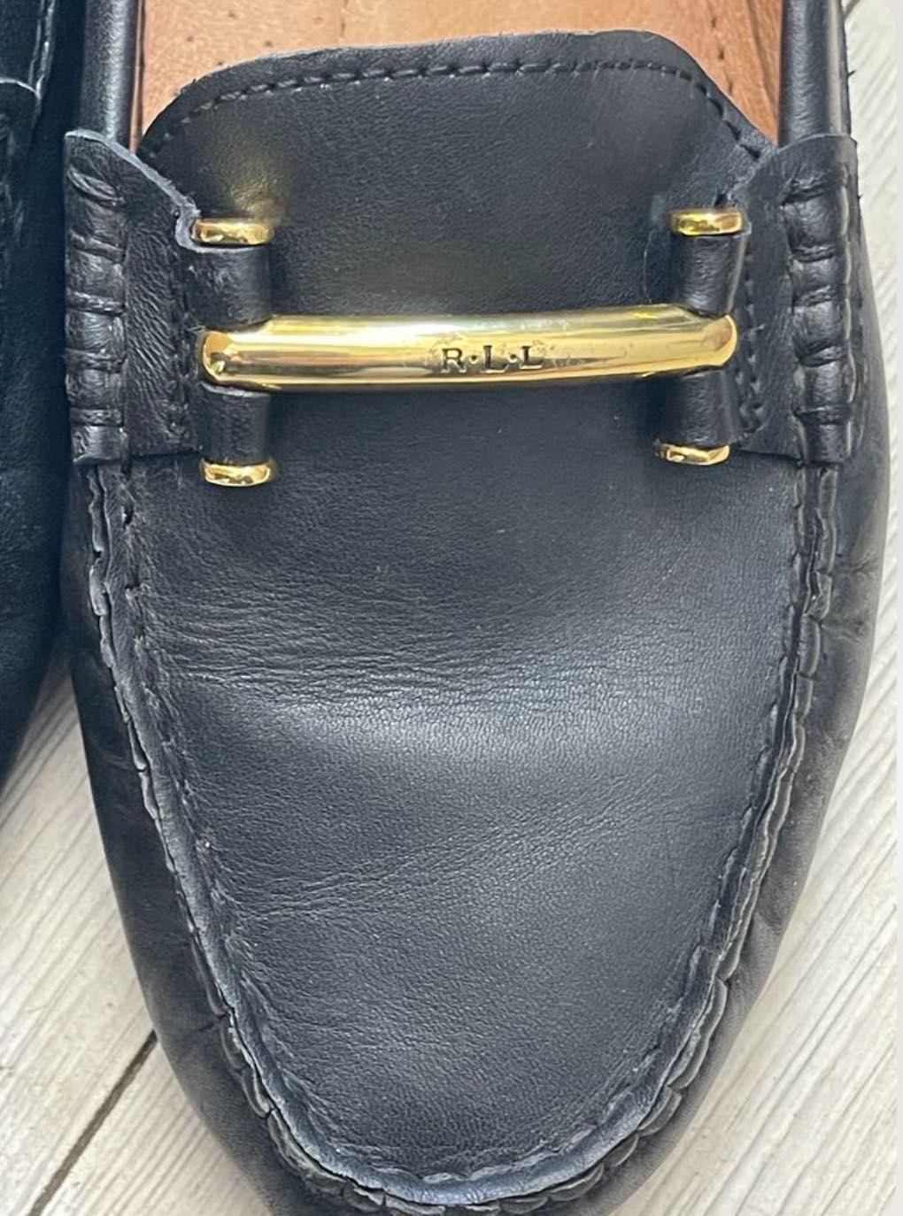 Мокасини Ralph Lauren естествена кожа 40