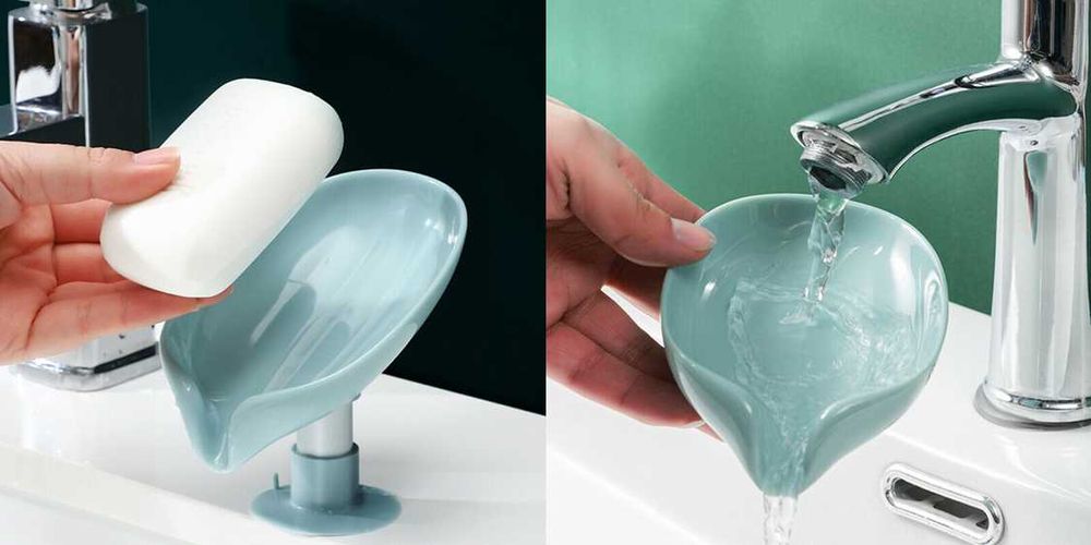 Sapuniera baie verde.  Nu sta in apa, usor de curatat. Nou ambalat!