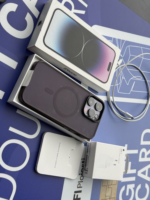 iPhone 14 Pro Max•512GB•Deep Purple Neverlocked/Spart Spate