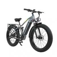 Bicicleta electrica BURCHDA RX80, 48V, 18AH, 1000W, 45 km/h, Gri