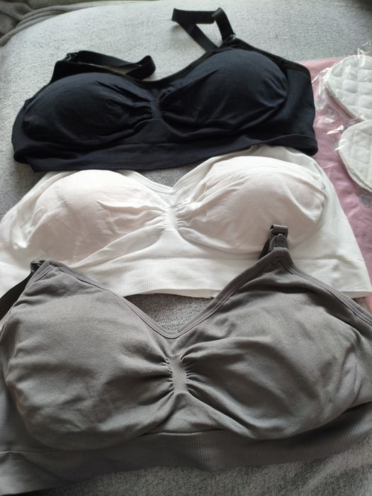 Set 3 sutiene de alăptat XXL , maternitate