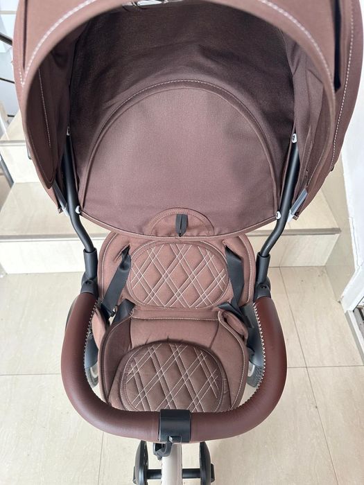 Tricicleta copii Bentley 6 luni-3 ani Premium Satin White 6 in 1 Noua