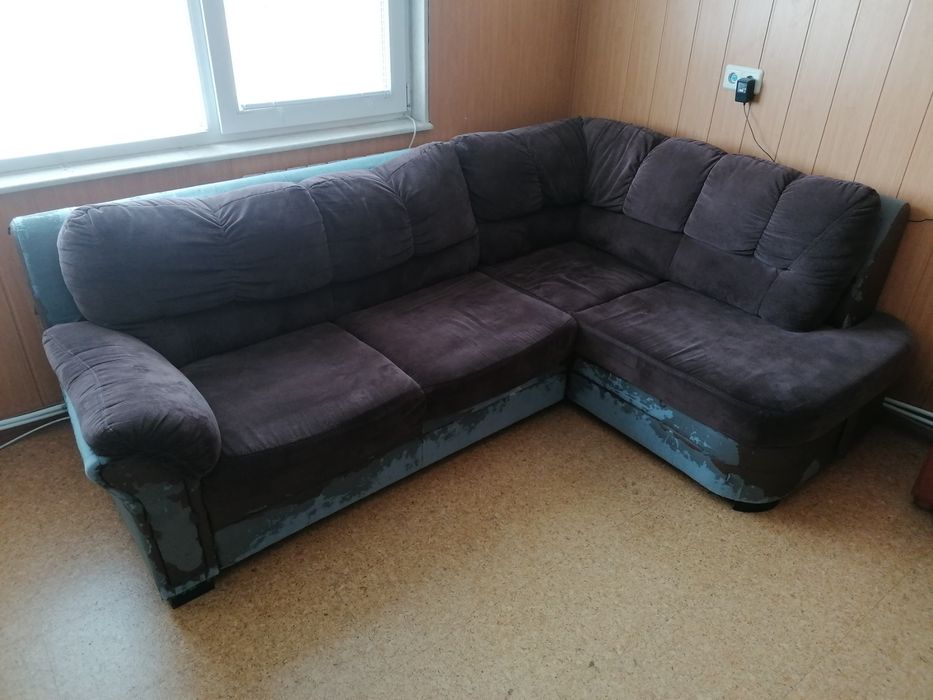 Спешно продава Ъглов диван 225х155