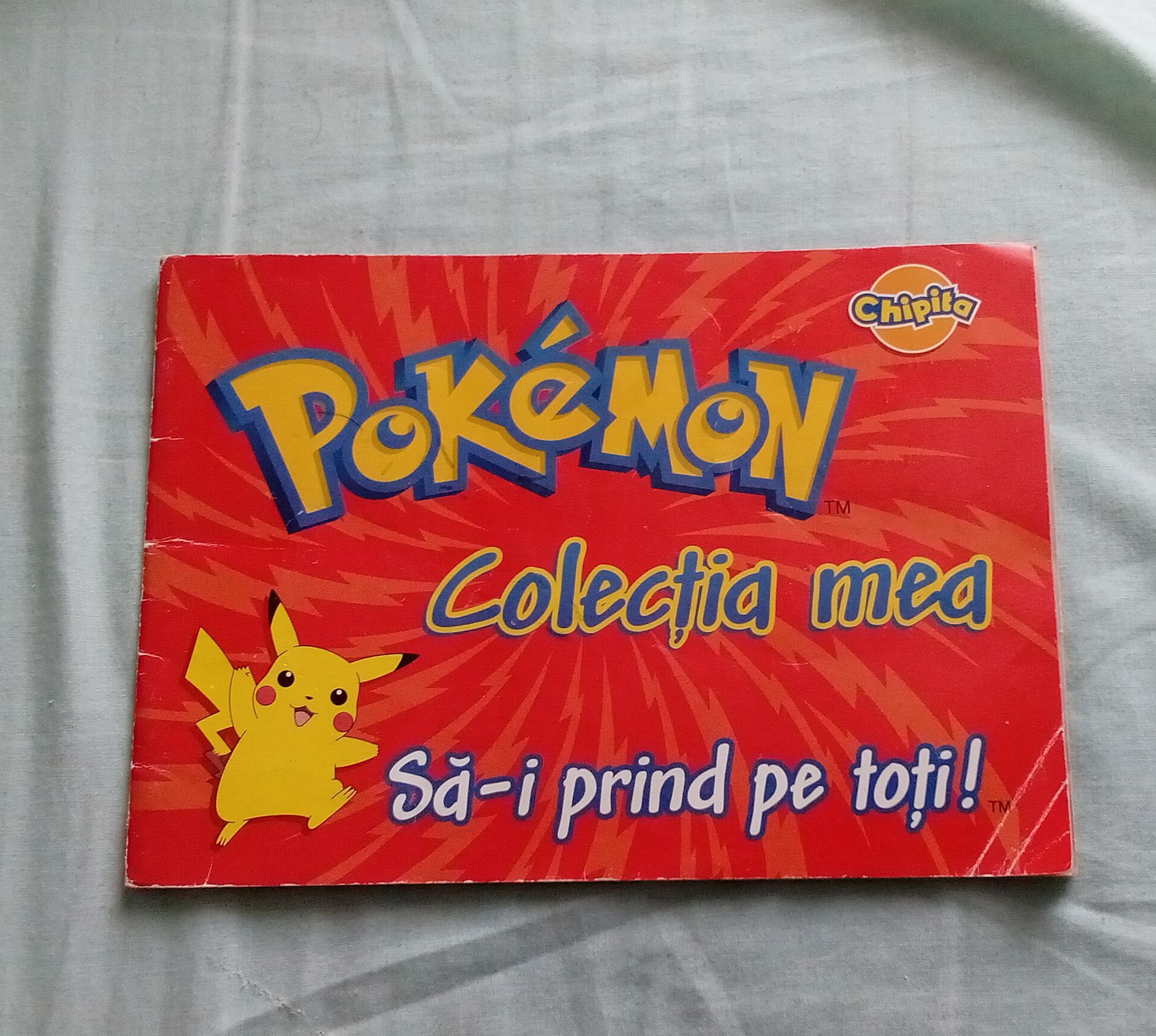 album colectie POKEMON Chipita 2001