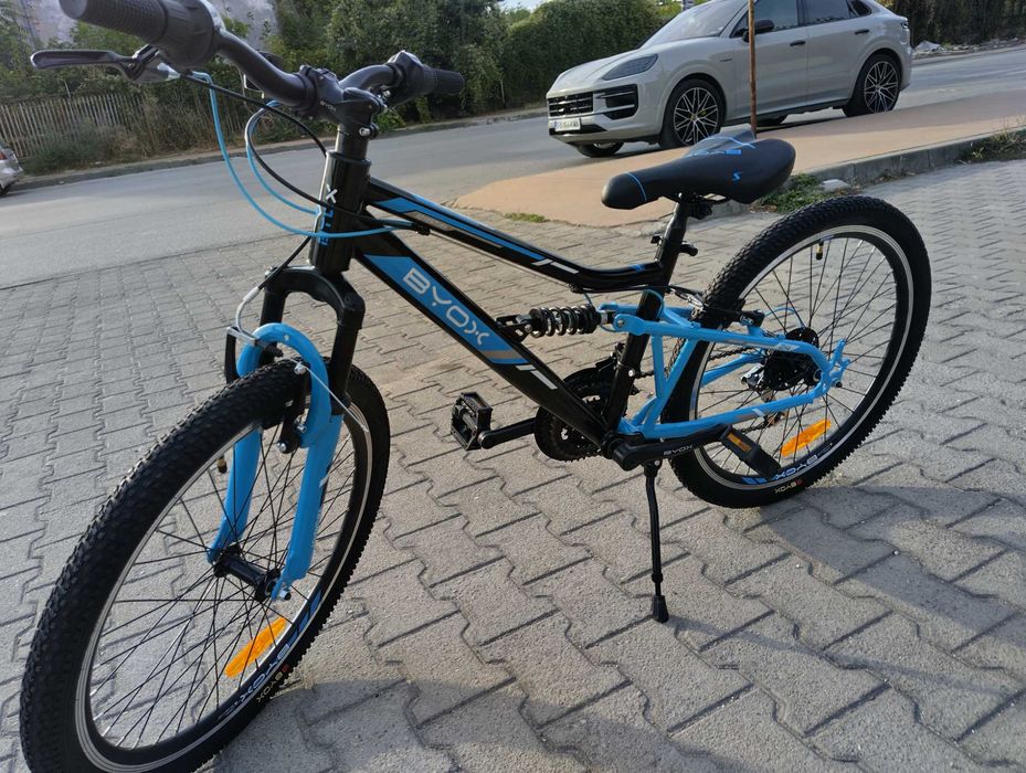 BYOX Велосипед 24" ADVENTURA син