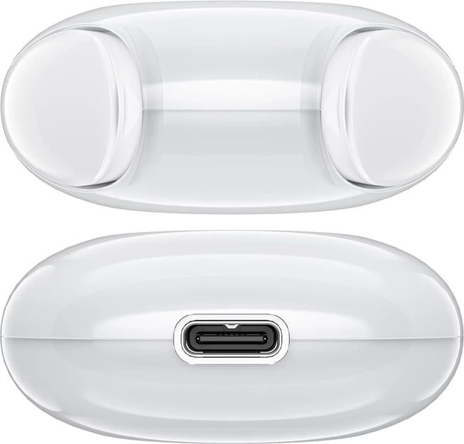 Căști Acefast T9, wireless, Bluetooth 5.3, cu afișaj LED, albe