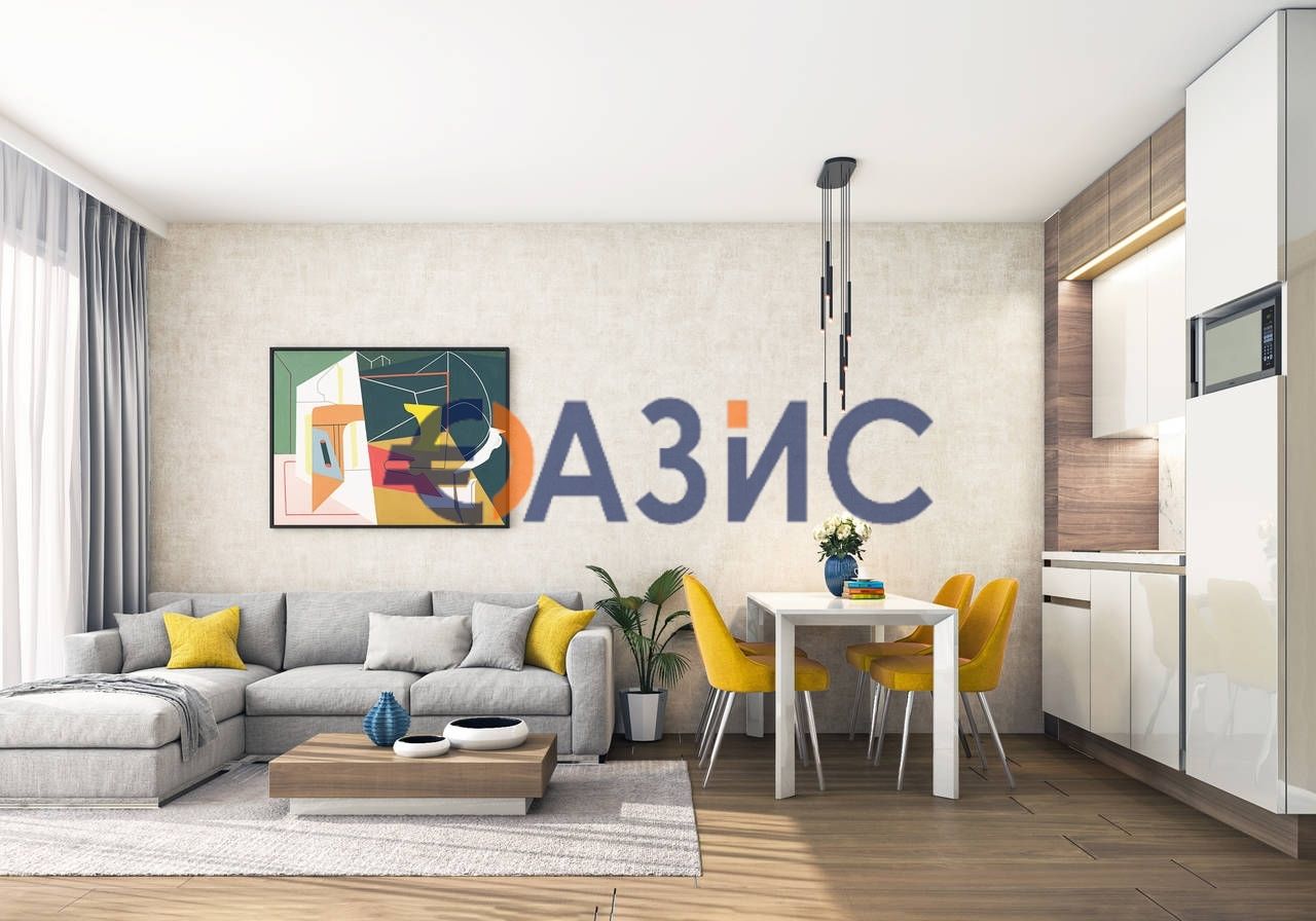 Продава се Двустаен апартамент в к.к. Слънчев бряг - 50 кв.м за 1807 €/кв.м - Снимка #12