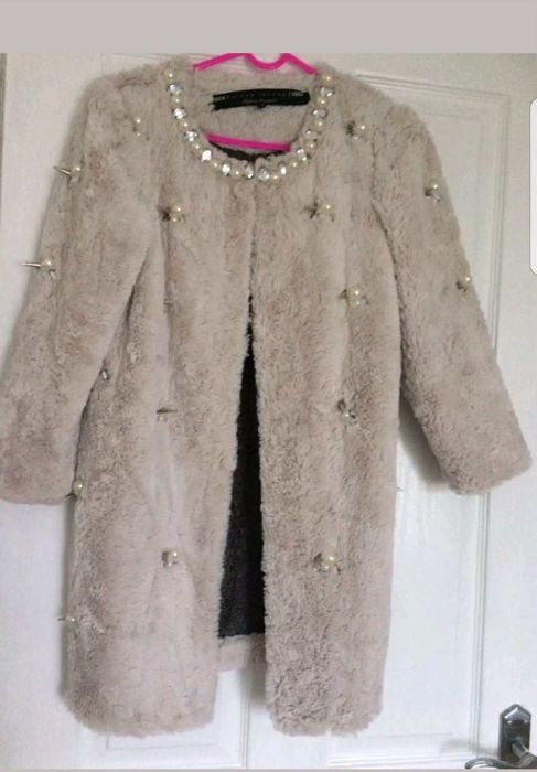 River Island дамско палтенце тип теди беар