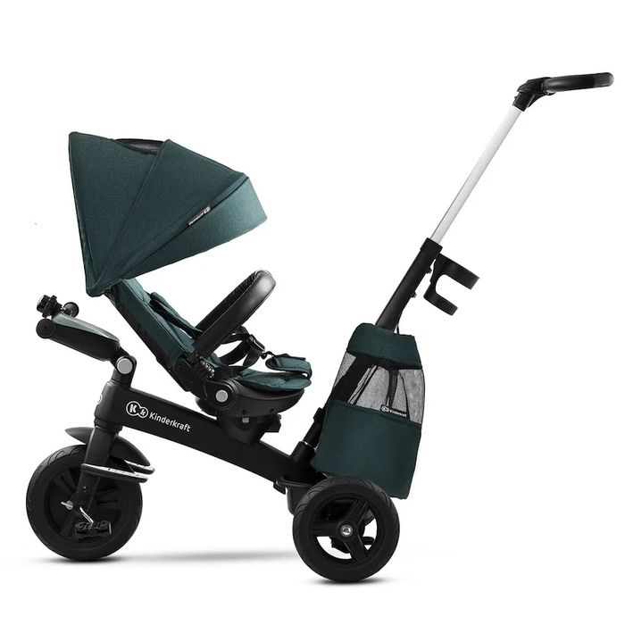 Tricicletă Kinderkraft EASYTWIST, MIDNIGHT GREEN