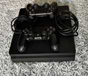 PS4 slim black, 2 controllere + 21 jocuri