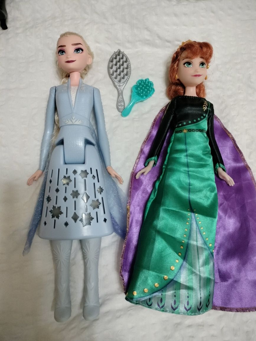 Păpuși Ana și Elsa Frozen 2