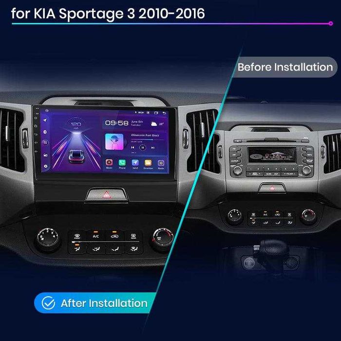 KIA Sportage 3 2010г-2016 Мултимедия Навигация Android