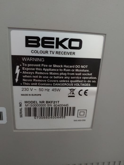 TV Beko color mare(diagonala ecran 52 cm)+telecomanda, BKF21T -50 LEI