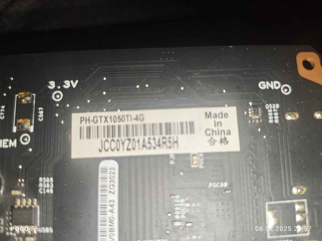 Видиокарта 1050TI 4G