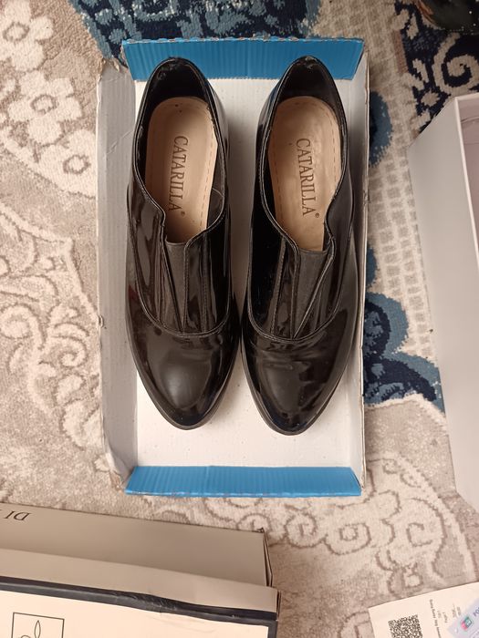 Ботинки женские лакированные