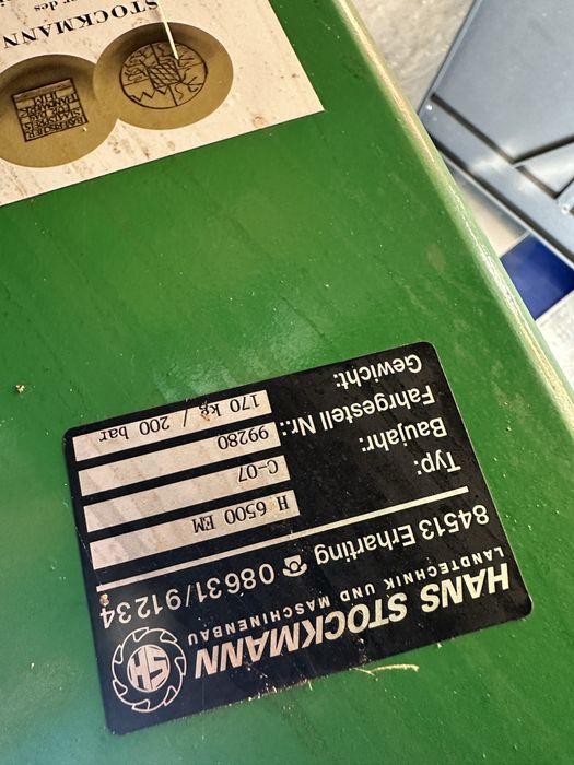 Crapator de lemne firma Germana Hans Stockmann