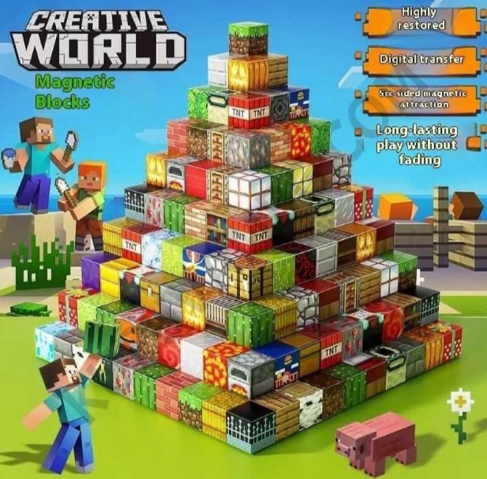 Магнитни конструктори майнкрафт